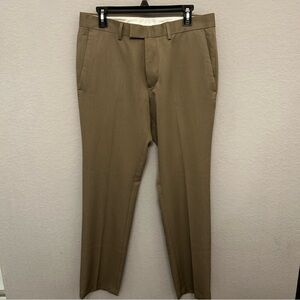 Kenneth Cole Men's Brown Dress Pants